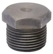 hex plug 3000lb black steel screwed pipe fitting NPT